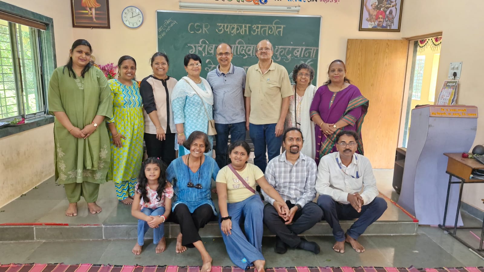 Ration camp and community support