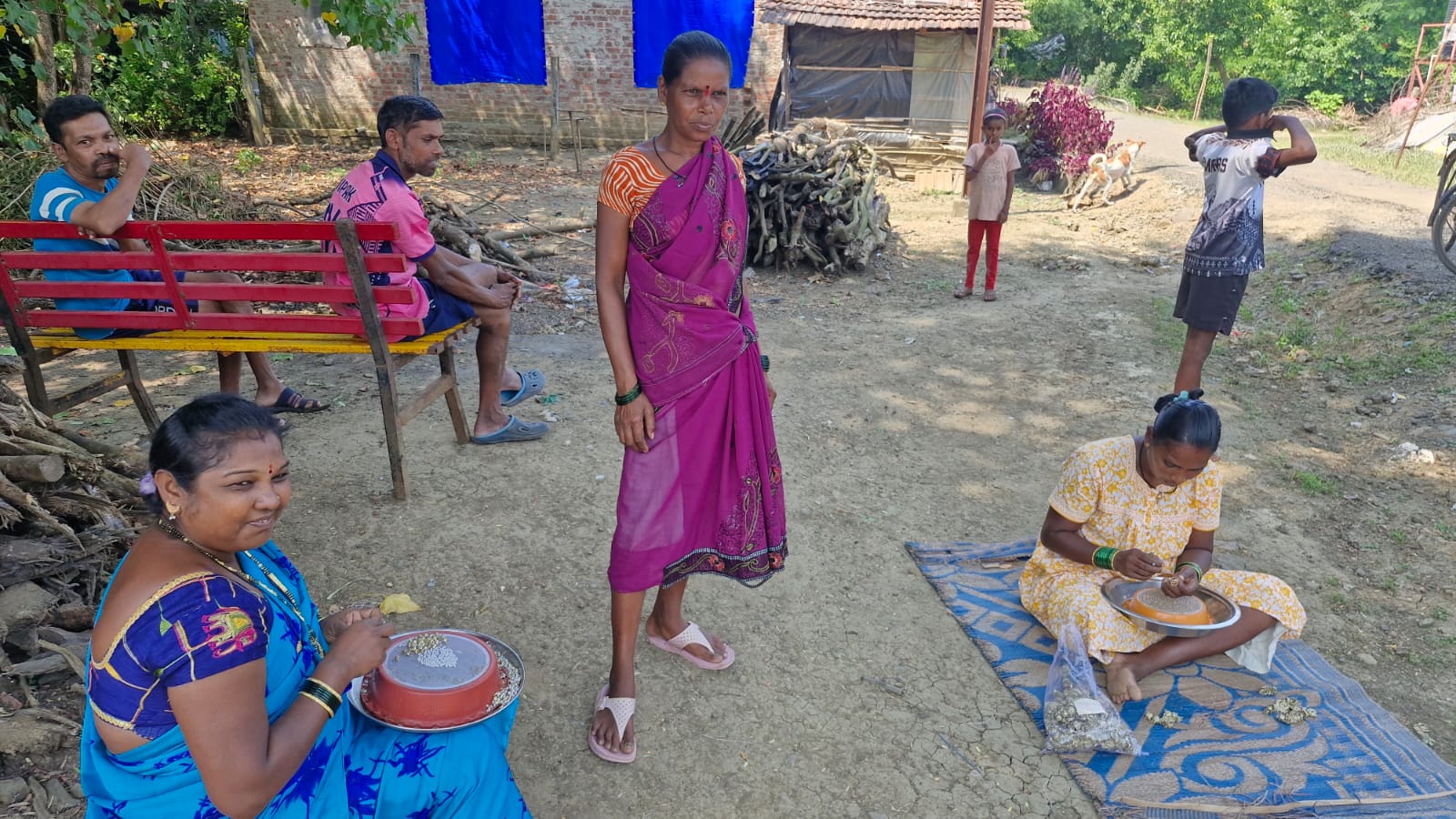 Ration camp and community support
